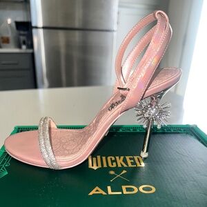 RARE WICKED movie Glinda sandal high heels - Aldo
